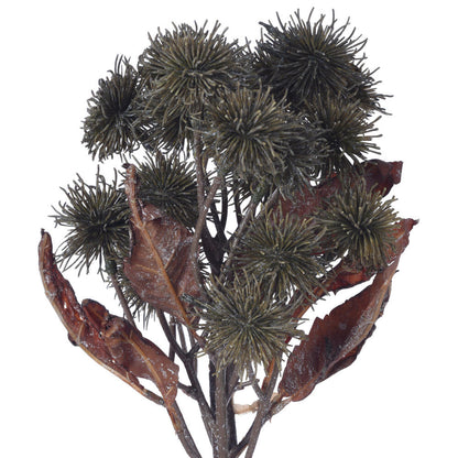 Vickerman 15" Green Artificial Earth Flower 2 per bag.