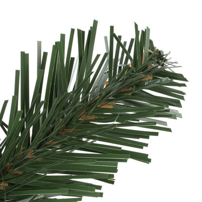 Vickerman 24" Oregon Fir Artificial Christmas Square Wreath Multi-colored Single Mold LED Wide Angle Lights