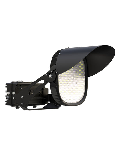 ASD Lighting LED Sport Light 40° 600/750/1000W 200-480V 0-10V Dimmable 150Lm/W 5000K Black UL DLC Premium