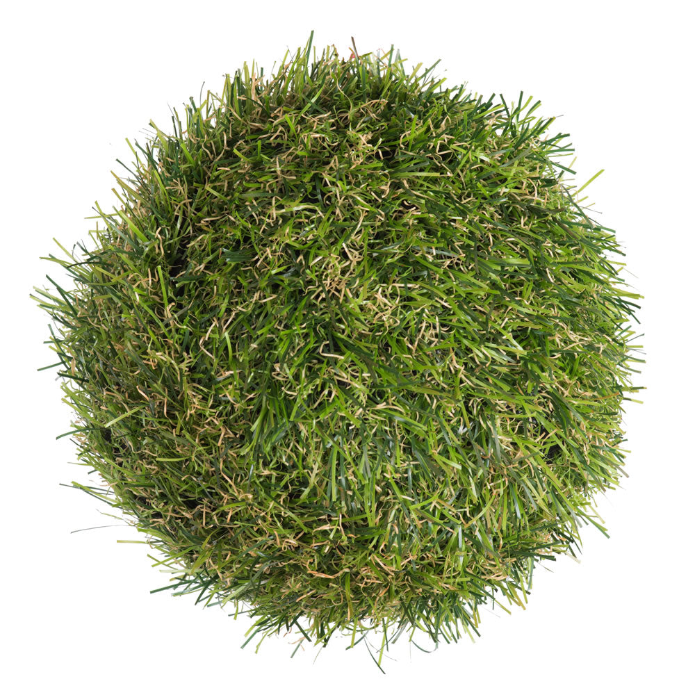Vickerman 5.5" Artificial Green Grass Ball Set of 4