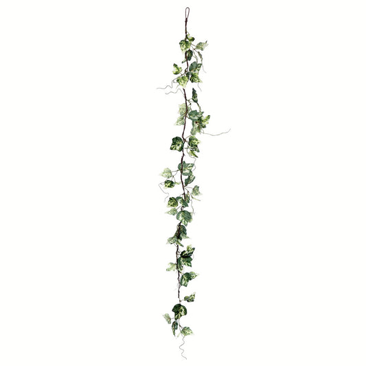 Vickerman 56" Artificial Green Variegated Ivy Garland Pack of 2