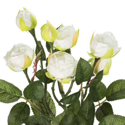 Vickerman 20.5'' Artificial Tea Rose Spray. Includes 3 sprays per pack.