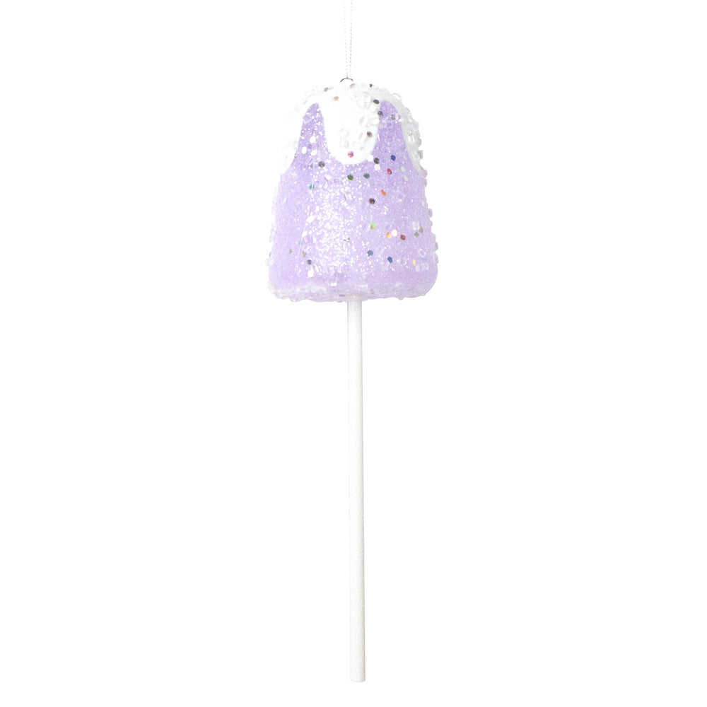 Vickerman 10" Purple Gumdrop Lollipop Ornament 3 per bag.