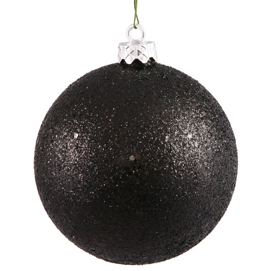 Vickerman 12" Black Sequin Ball Ornament