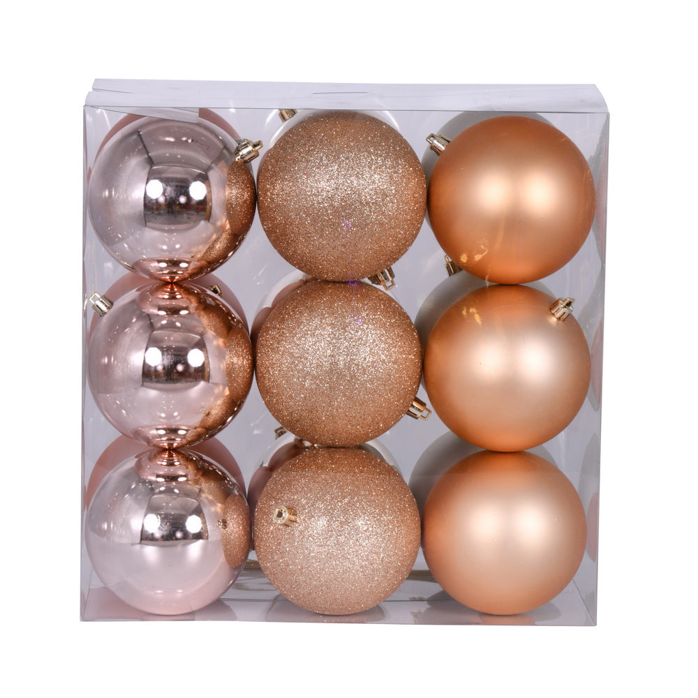 Vickerman 4" Rose Gold Oat and Café Latte Ornament Assortment 18 per box.