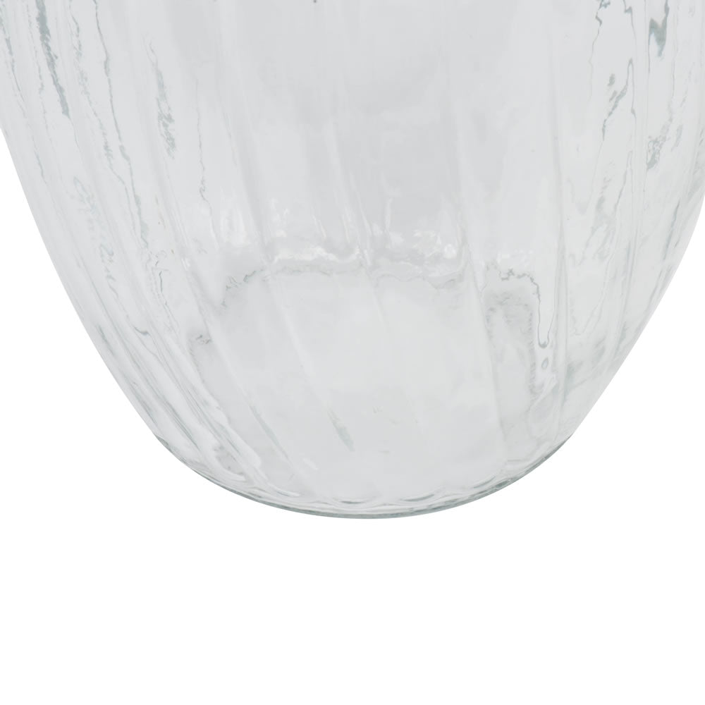 Vickerman 8" Clear Rose Vase. Includes two pieces per set.