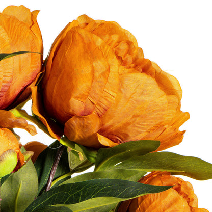 Vickerman 23" Artificial Coffee Peony Spray.