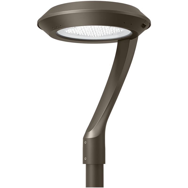 Westgate Spec Series Power & Cct- Adjustable Post Disk Light, Outdoor Lighting, 18W/30W/45W/60W, 150 Lumens/W, 30K/40K/50K, Bronze Finish, 0~10V Dimming