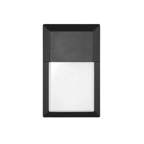 Euri Lighting EOL-WL01BK-2100e Commercial LED 15.8-Watt Mini Wall Pack 5 Color Selectable Wet Rated Non-Dimmable