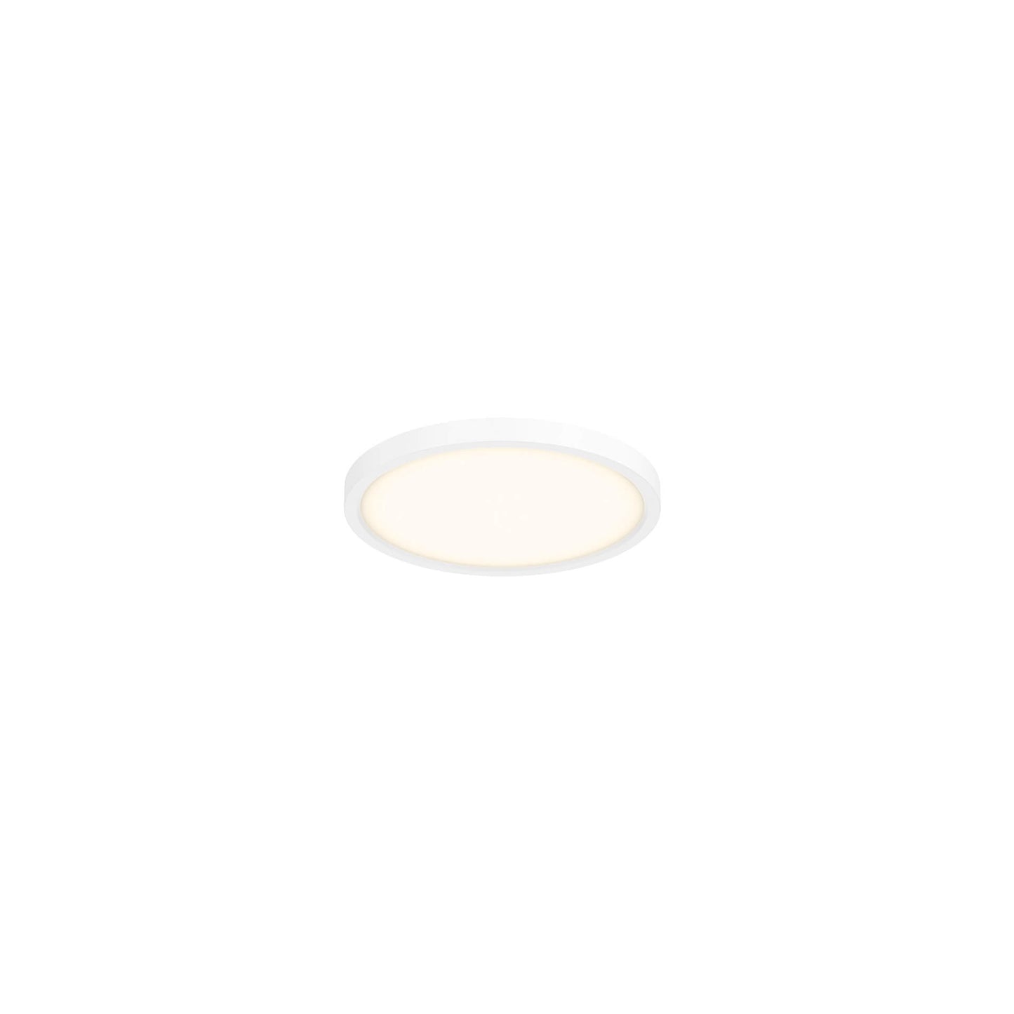DALS Lighting Ultra Slim LED Ceiling Flush Mount, 3000K, 120V, White Finish