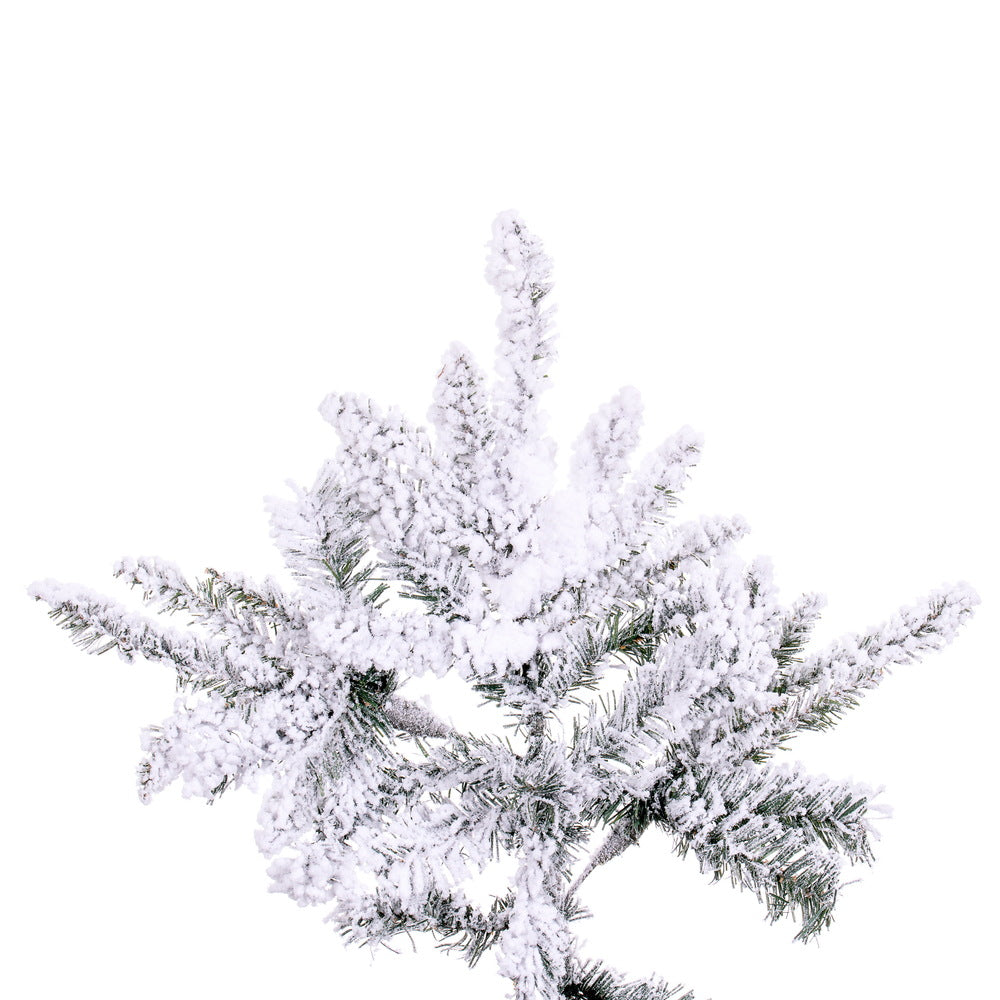 Vickerman 9' Flocked Utica Fir Artificial Christmas Tree Unlit