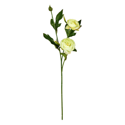 Vickerman 16" Artificial Lime Peony Spray. Includes 6 sprays per pack.
