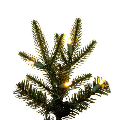 Vickerman 3.5' Bixley Pencil Fir Artificial Christmas Tree Warm White Dura-lit LED Lights