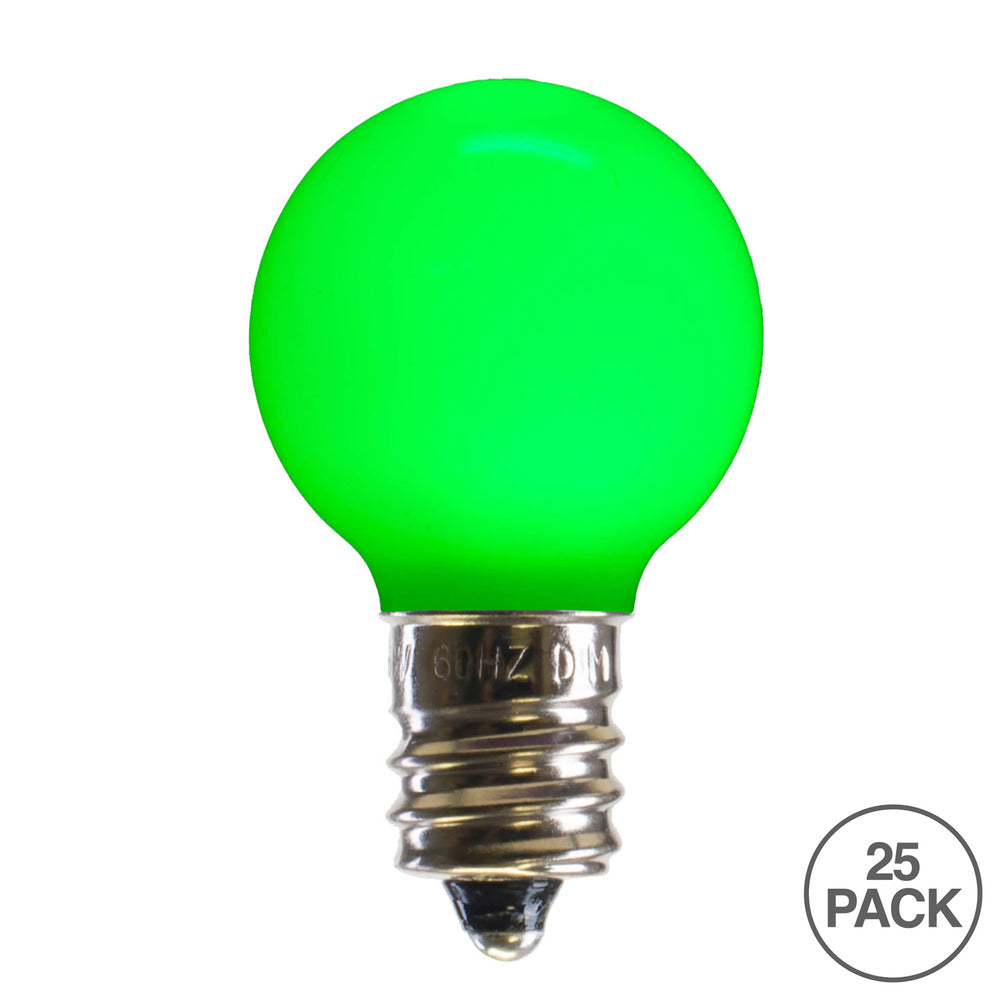 Vickerman G30 Green Ceramic LED Replacement Bulb package of 25