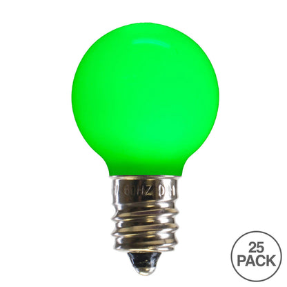 Vickerman G30 Green Ceramic LED Replacement Bulb package of 25