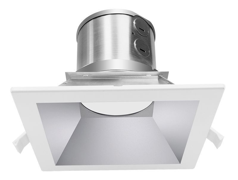 Westgate 6 LED Commercial Recessed Light, Commercial Indoor Lighting, 15W, 1200-1275 Lumens, 3000K/4000K/5000K, White Finish, 0~10V Dimmable