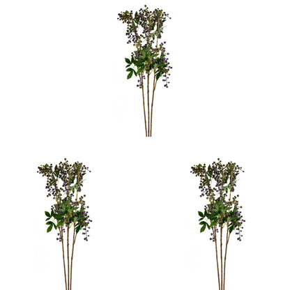 Vickerman 38" Artificial Violet Berry Spray. There are 3 sprays per pack.