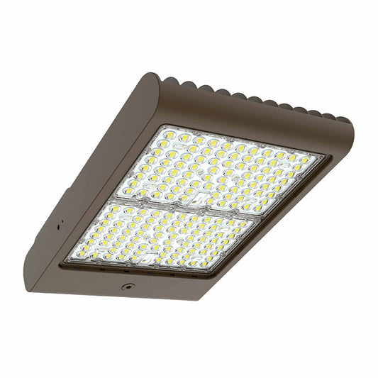 Westgate Flood/Area Light,T 480V, Outdoor Lighting, 200W/240W/300W, 145 Lumens/W, 30K/40K/50K, Bronze 0~10V Dimmable