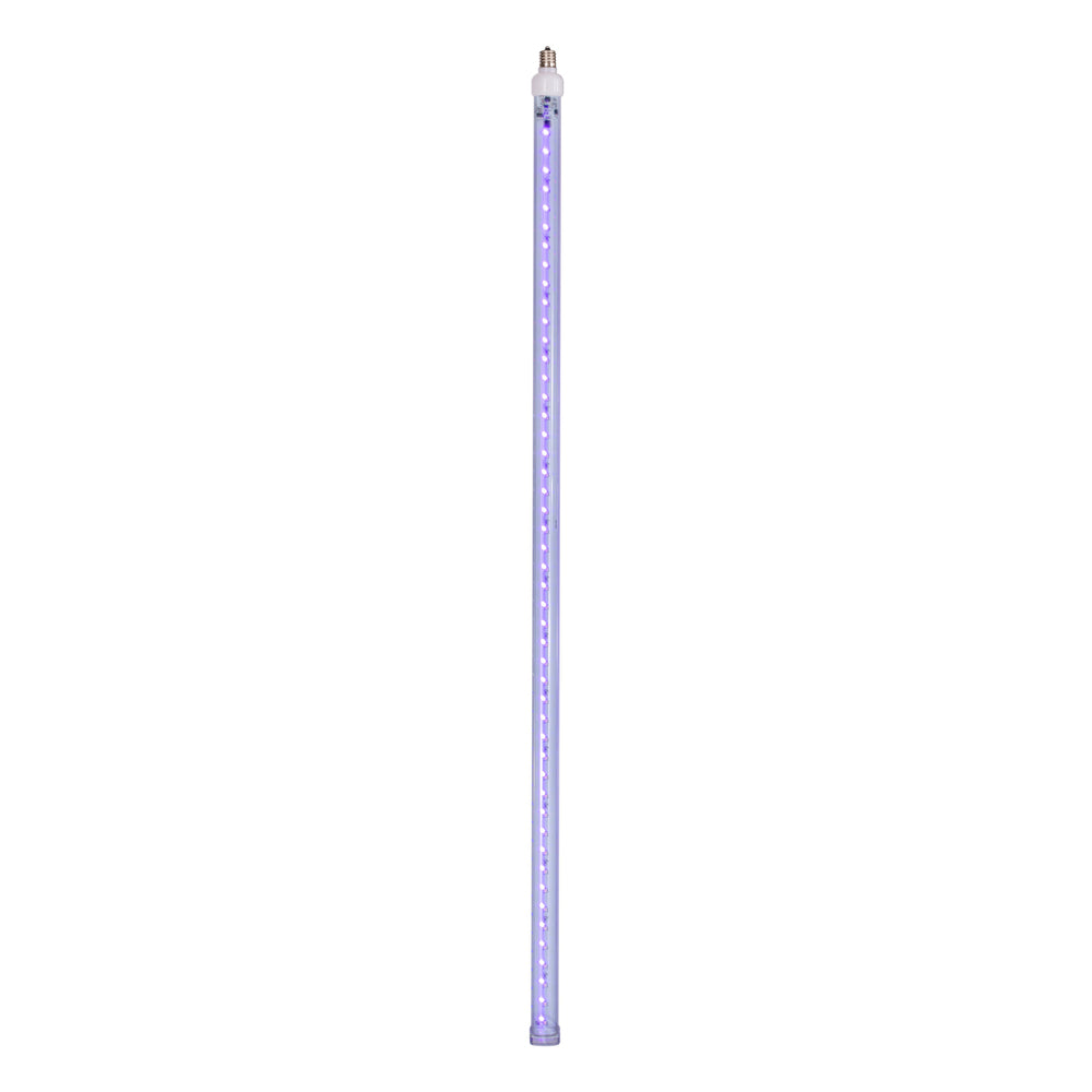 Vickerman 5 Pack of 36" Purple LED SnowFall Tube Bulb C9-E17 Nickel Base.