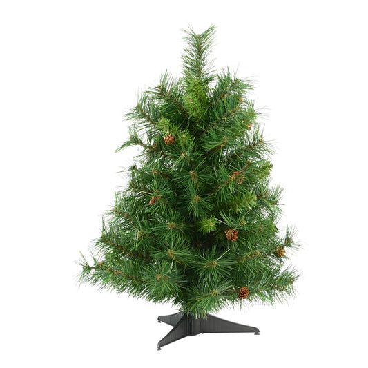 Vickerman 24" Cheyenne Pine Artificial Christmas Tree Unlit