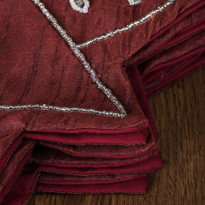 Vickerman Decorative 60" Silver Sparkle Collection Christmas Tree Skirt