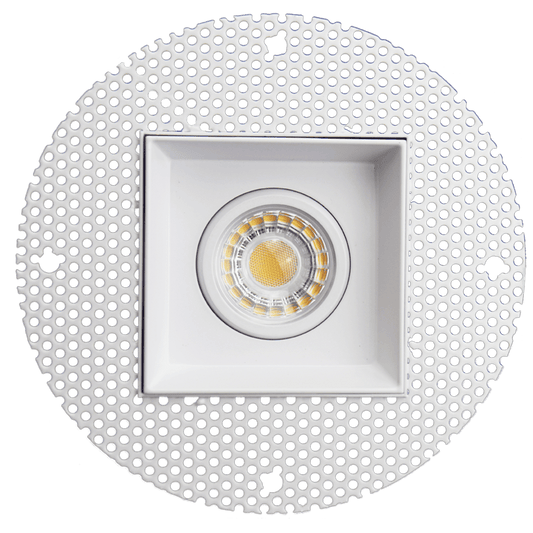 Goodlite 3 Inch Trimless Square LED Single Gimbal Fixture, Selectable Color Temperature, 27,30,35,41,50K