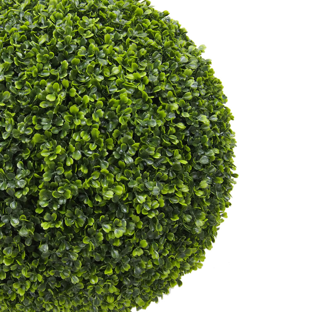 Vickerman 24" Artificial Potted Green Boxwood Ball.