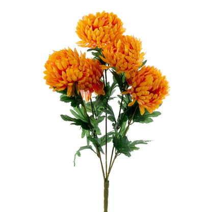 Vickerman 23" Artificial Sunrise Gold Mum Bush x 5