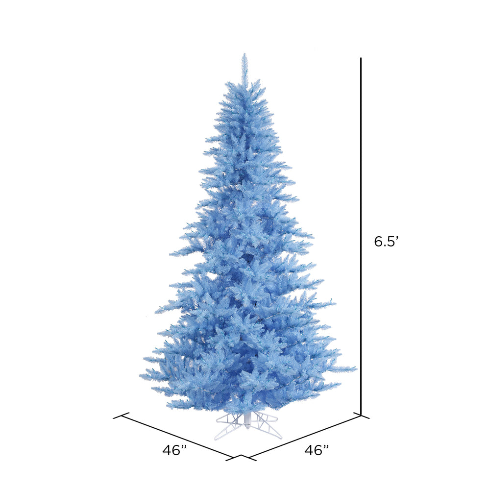 Vickerman 6.5' Sky Blue Fir Artificial Christmas Tree Unlit