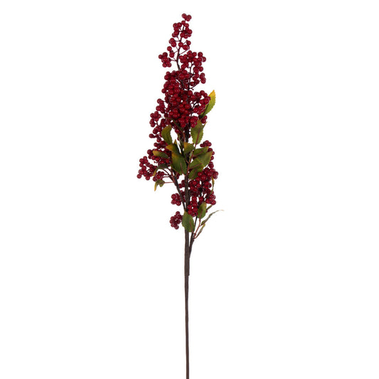 Vickerman 25.5" Red Artificial Berry Spray 2 per bag.