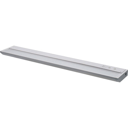 Westgate 24In Adj. Head Under Cab. 3Cct + 9 RGB Modes, Push-Button Control, Cords Incl., White, Undercabinet Lighting, 12W, 660 Lumens, 30K/40K/50K + RGB, White Finish None