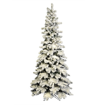 Vickerman 9' Medium Flocked Kodiak Spruce Artificial Christmas Tree Unlit