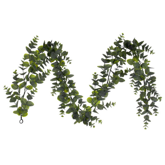 Vickerman 6' Artificial Green Spiral Eucalyptus Garland