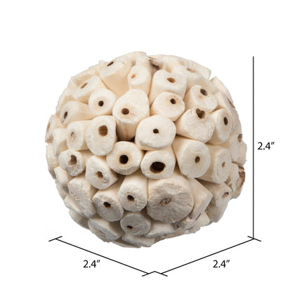 Vickerman Natural Botanicals 2.4" Sola Ata Ball. Includes 50 pieces per Pack.