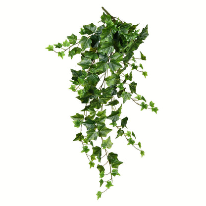 Vickerman 34" Artificial Green Ivy Hanging Bush.
