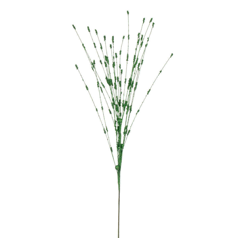 Vickerman 36" Green Berry Glitter Spray 6 per bag.