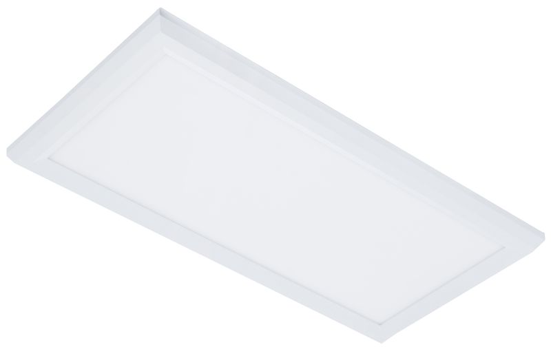 Westgate Internal-Driver LED SurFace Mount Panels, (1X4 & Larger Can Be Recess Mounted), Commercial Indoor Lighting, 25W, 2500 Lumens, 4000K, White Finish, 0~10V Dimmable