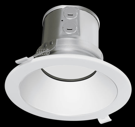 Westgate 6 LED Commercial Recessed Light, Commercial Indoor Lighting, 40W Max, 3200 Lumens Max, 27K/30K/35K/40K/50K, White Finish, 0~10V Dimmable