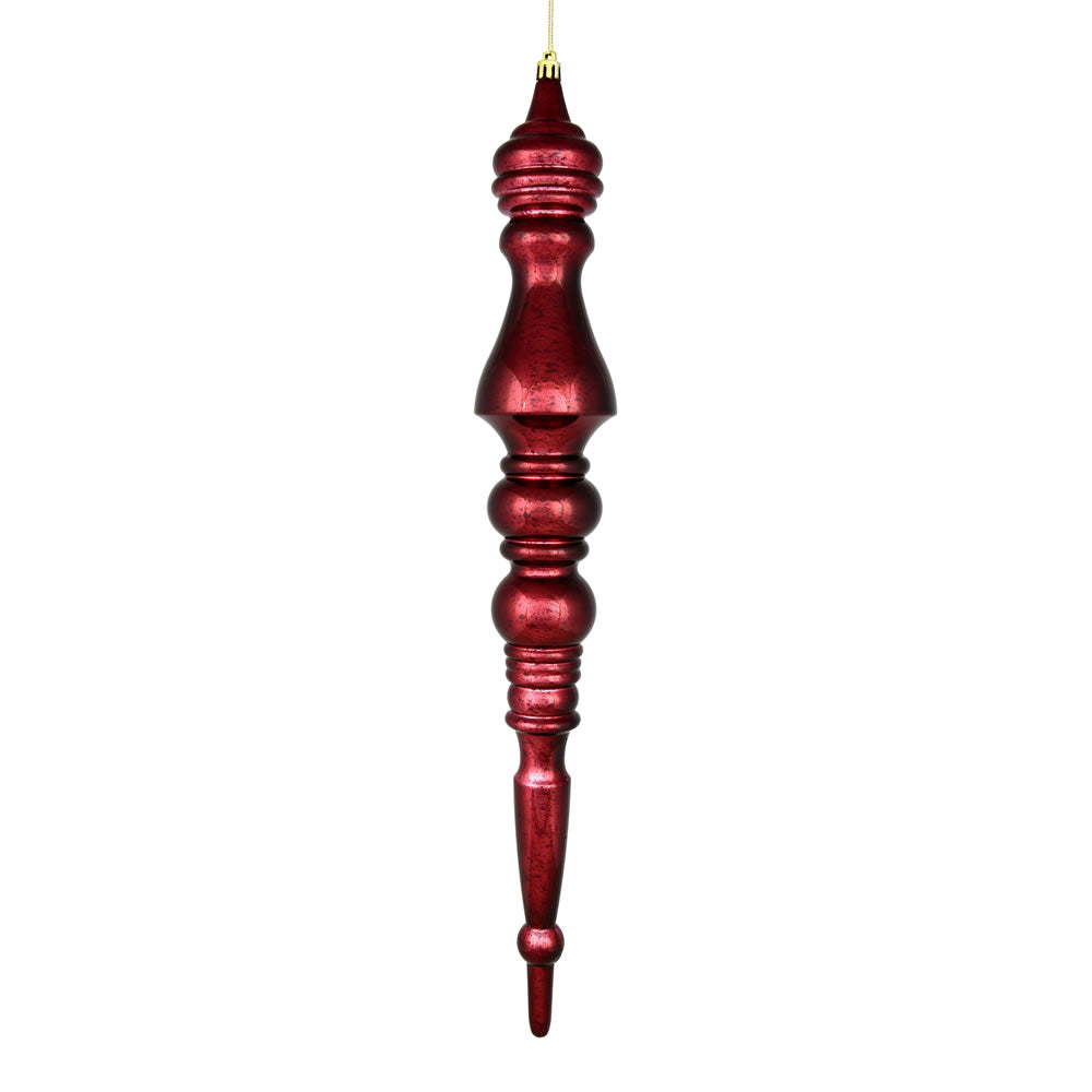 Vickerman 20" Burgundy Mercury Finial