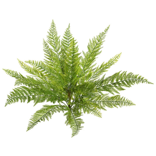 Vickerman 20" Artificial Green Lace Fern Bush.