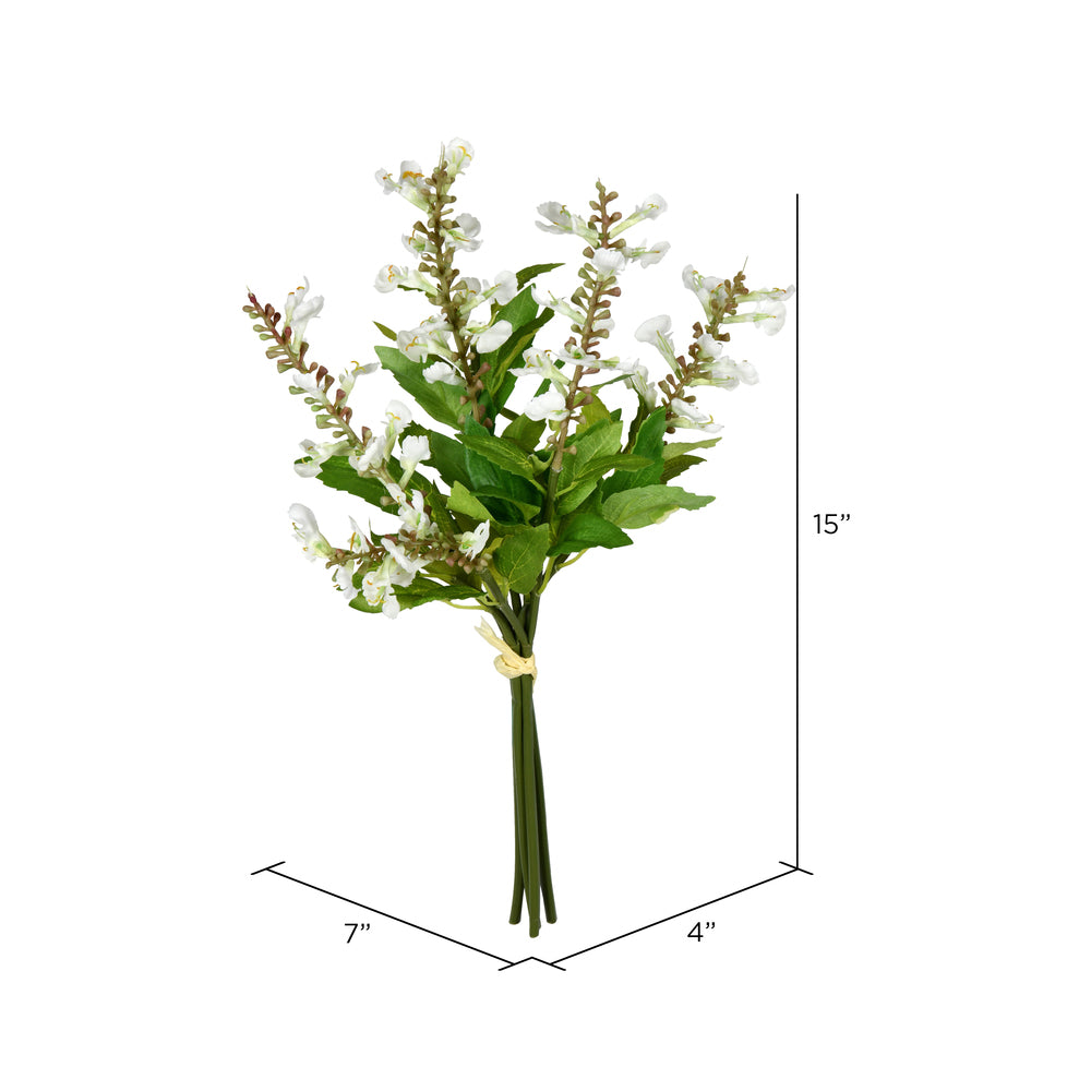 Vickerman 15'' Artificial White Sage Bundle.