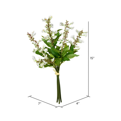 Vickerman 15'' Artificial White Sage Bundle.