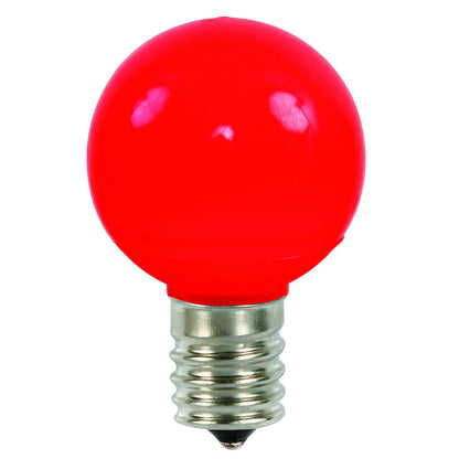 Vickerman G50 Red Ceramic LED Replacement Bulb package of 25