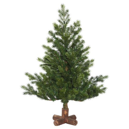 Vickerman 3' x 29" Eagle Fraser Fir Full Artificial Christmas Tree Unlit