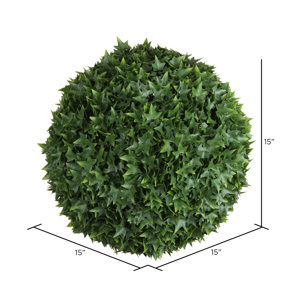 Vickerman 15" Artificial Mini Ivy Ball UV.