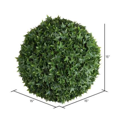 Vickerman 15" Artificial Mini Ivy Ball UV.