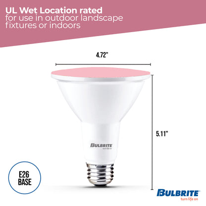 Bulbrite 772504 90-Watt Equivalent, Blue Color PAR38 Weatherproof Outdoor E26 Medium Base Flood LED Light Bulb