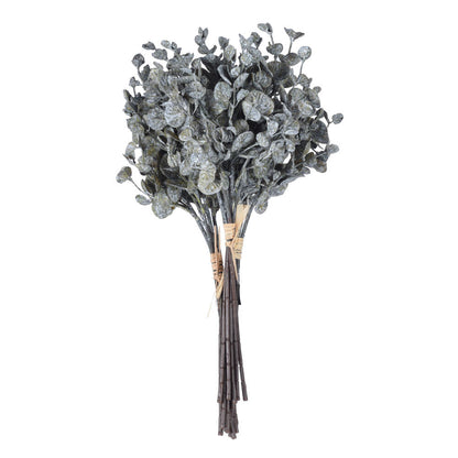 Vickerman 14" Green Artificial Eucalyptus Bundle 3 per bag.