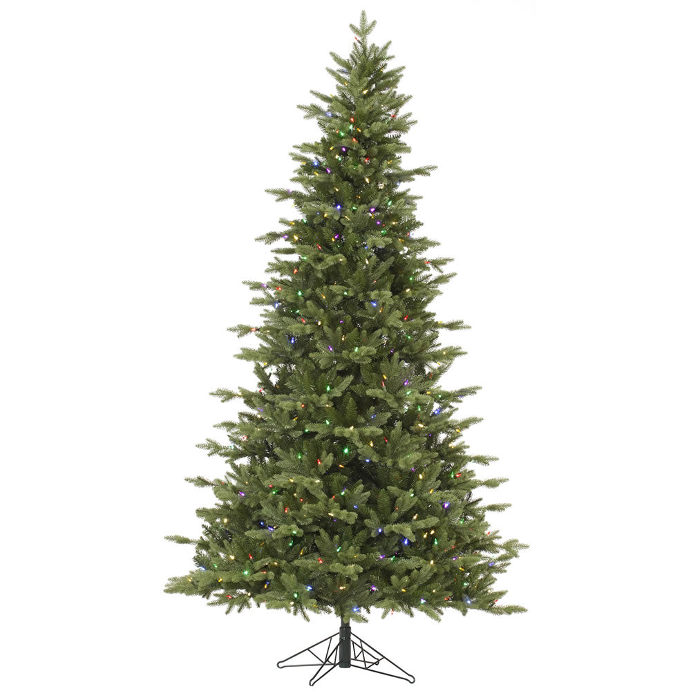 Vickerman 9' Fresh Balsam Fir Artificial Christmas Tree Multi-Colored Dura-Lit® LED Lights