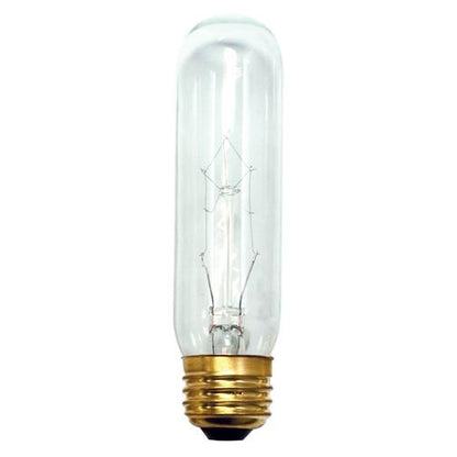 BULBRITE INCANDESCENT T10 MEDIUM SCREW (E26) 60W DIMMABLE LIGHT BULB 2700K/WARM WHITE 25PK (704160)